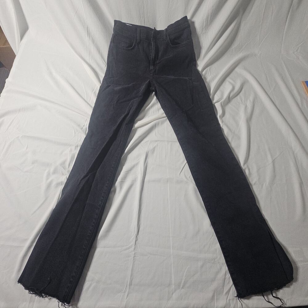 Favorite Daughter Valentina Tower Jeans Womens 30 Black High Rise Cigarette